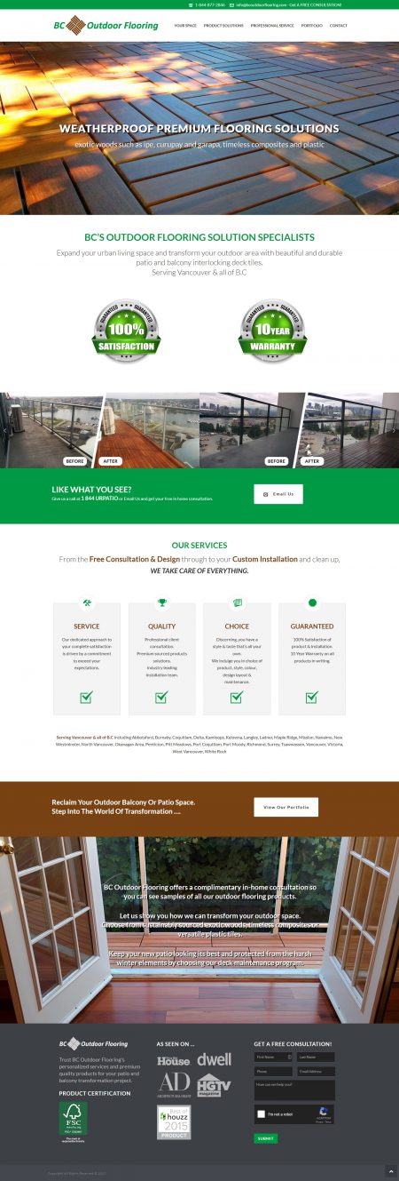 BC Outdood Flooring - Deck, Patio and Terrace Outdoor Flooring & Tiles