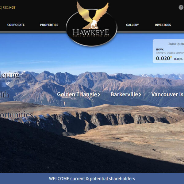 HAWKEYE Gold & Diamond Inc. HAWKEYE Gold & Diamond Inc.