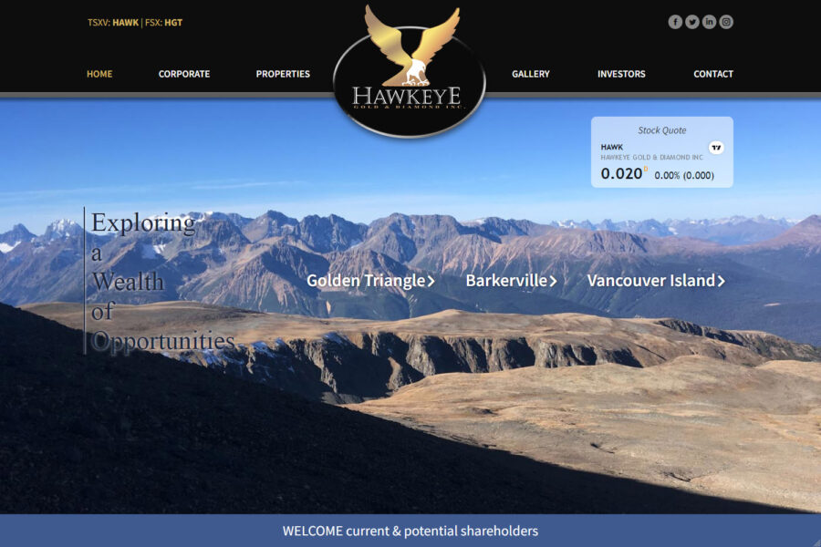 HAWKEYE Gold & Diamond Inc.